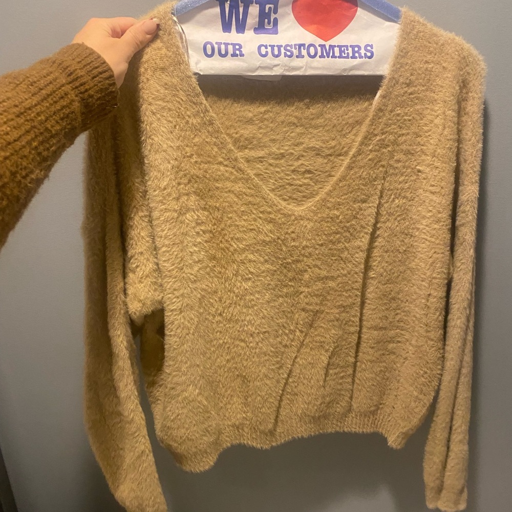 Camel sweater